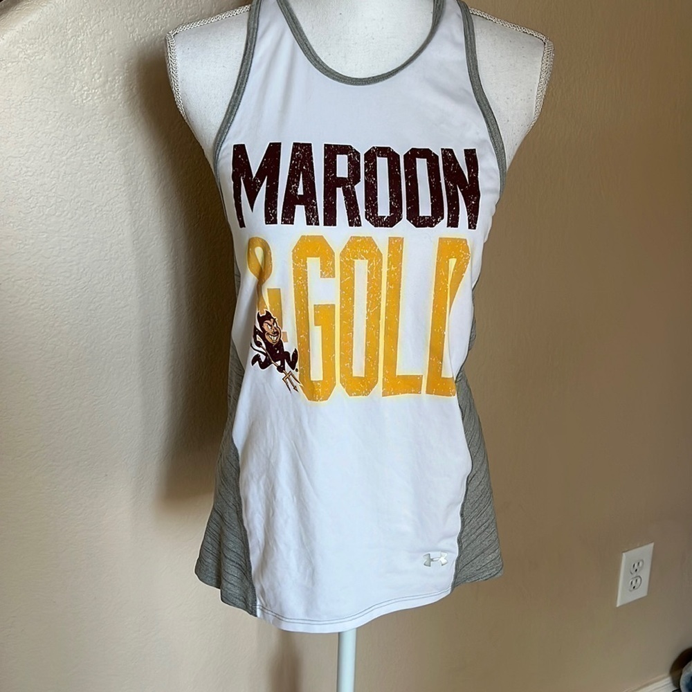 Under armor ASU graphic thank top